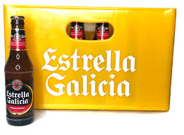Estrellia Galicia krat 24x33cl (is afname per krat)(bestel artikel)