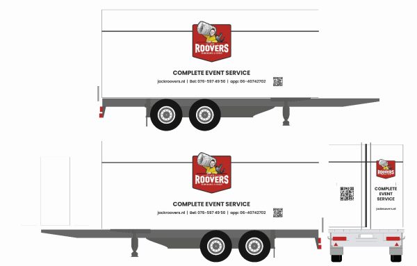 Koeltrailer 20ft (Wipkar - traagverkeer) 32a